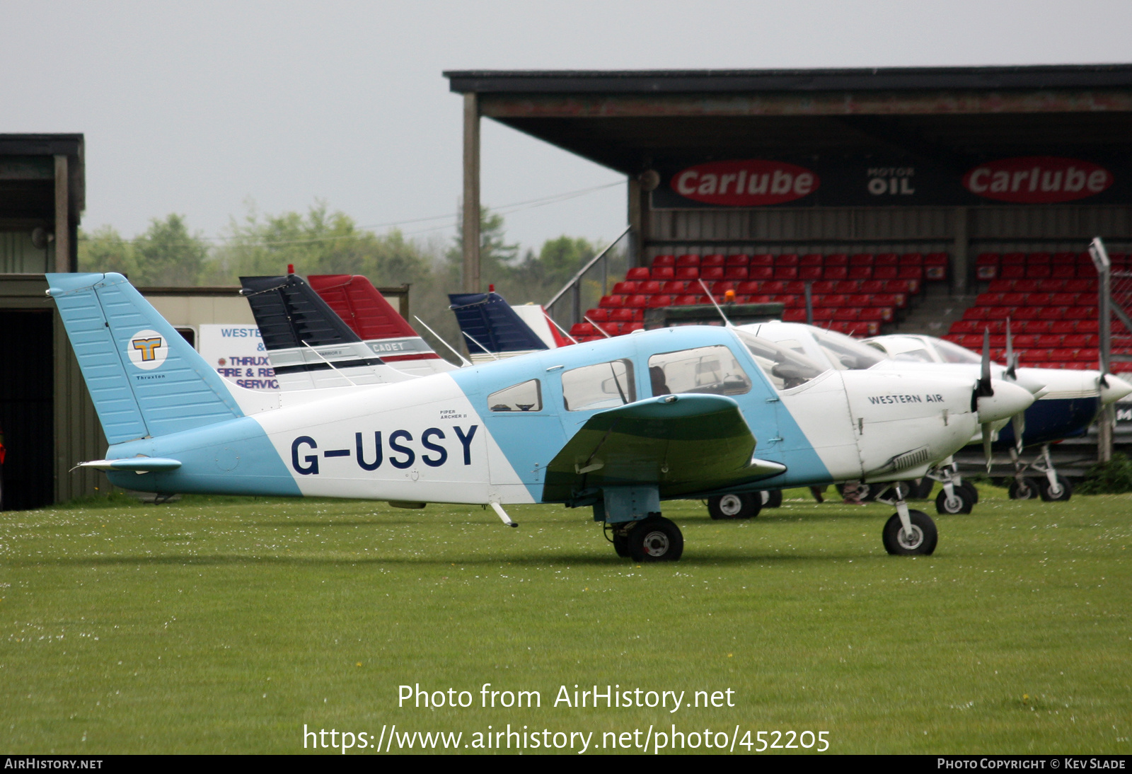 Aircraft Photo of G-USSY | Piper PA-28-181 Archer II | Western Air Thruxton | AirHistory.net #452205