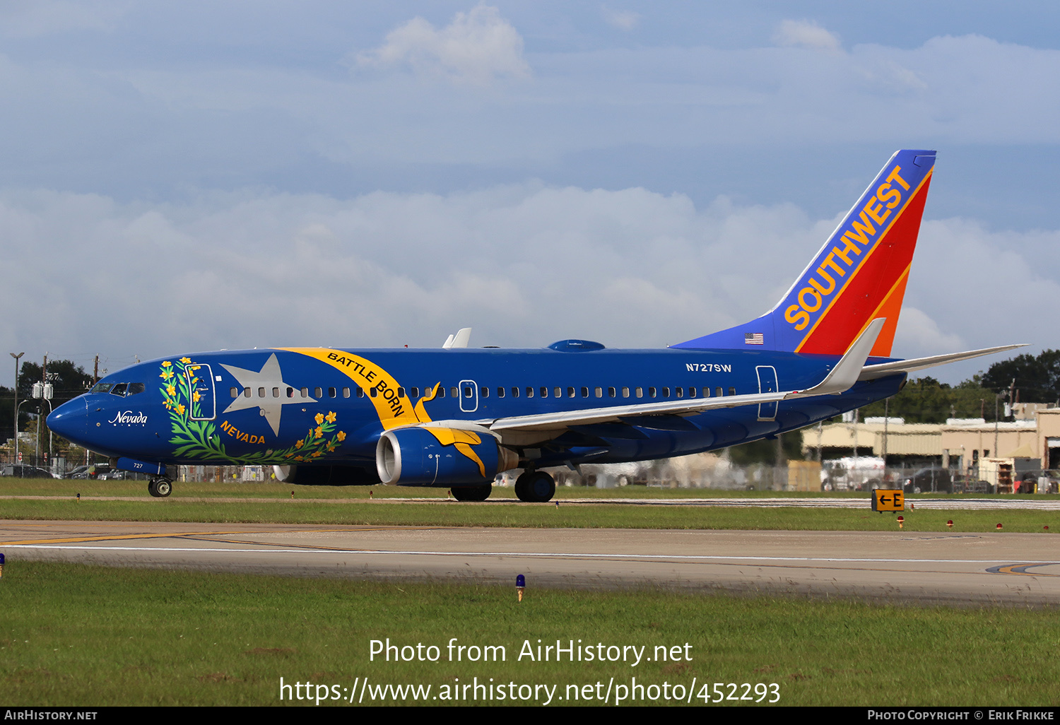 Aircraft Photo of N727SW | Boeing 737-7H4 | Southwest Airlines | AirHistory.net #452293