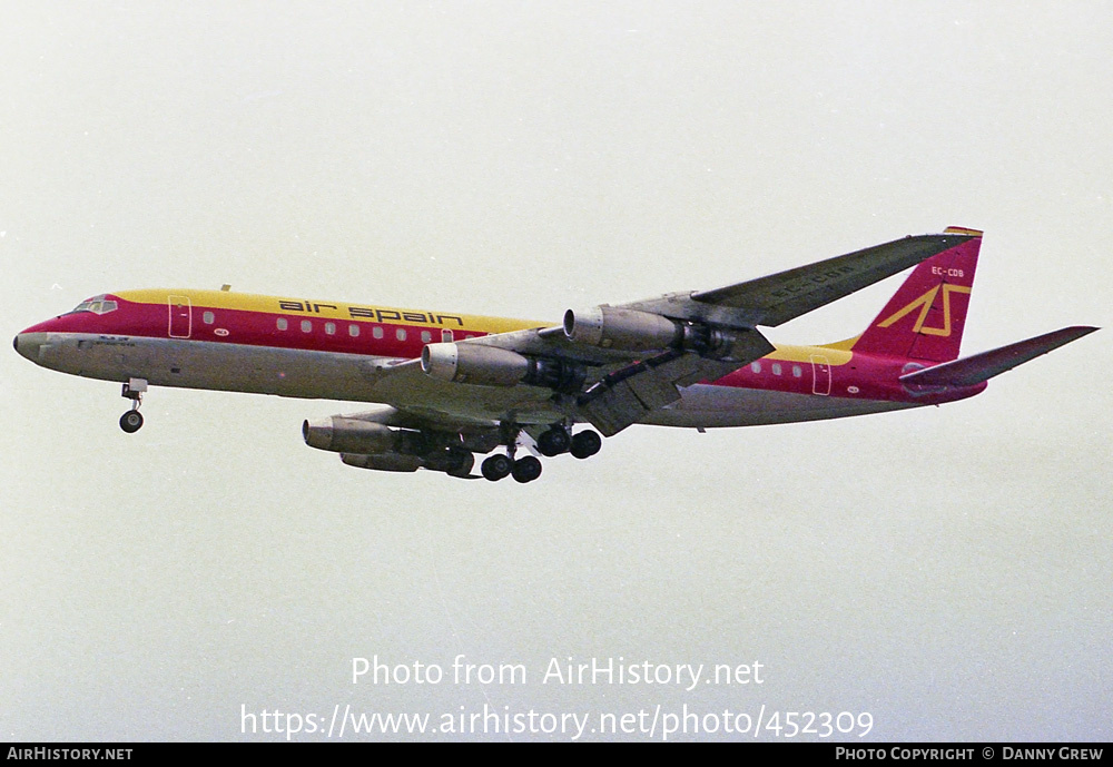 Aircraft Photo of EC-CDB | Douglas DC-8-21 | Air Spain | AirHistory.net #452309