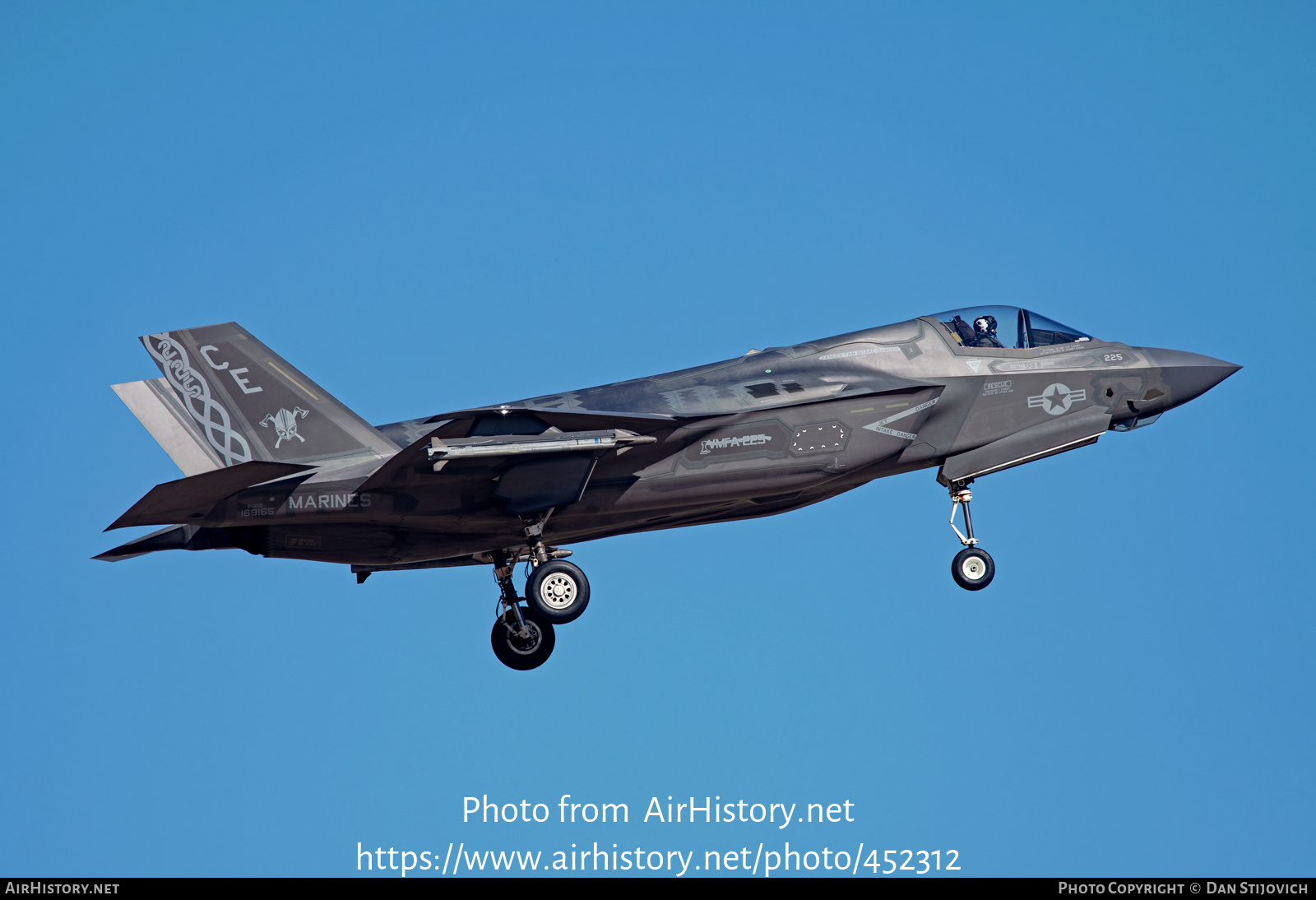 Aircraft Photo of 169165 | Lockheed Martin F-35B Lightning II | USA - Marines | AirHistory.net #452312