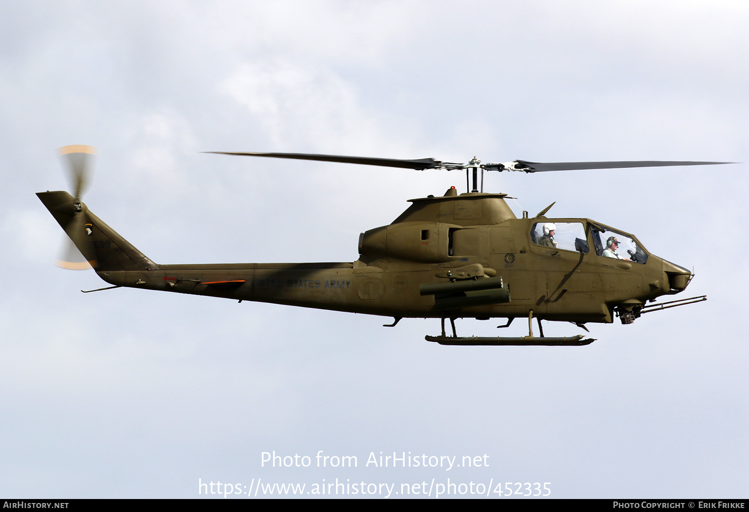 Aircraft Photo of N599HF / 22599 | Bell TH-1P Cobra | Lone Star Flight Museum | USA - Army | AirHistory.net #452335