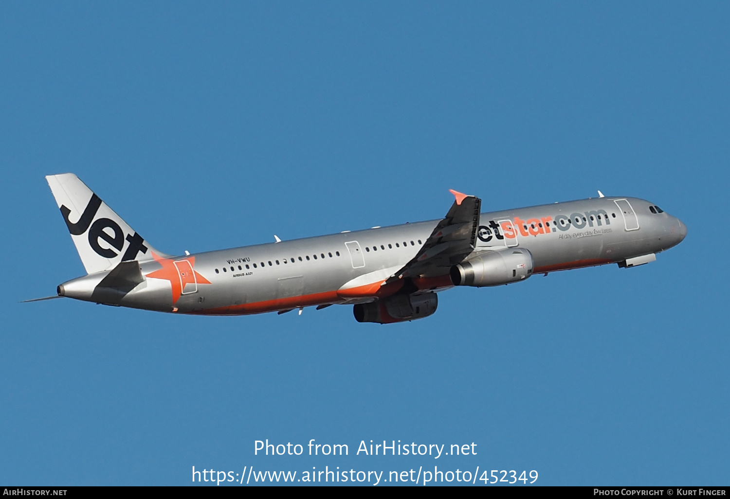 Aircraft Photo of VH-VWU | Airbus A321-231 | Jetstar Airways | AirHistory.net #452349