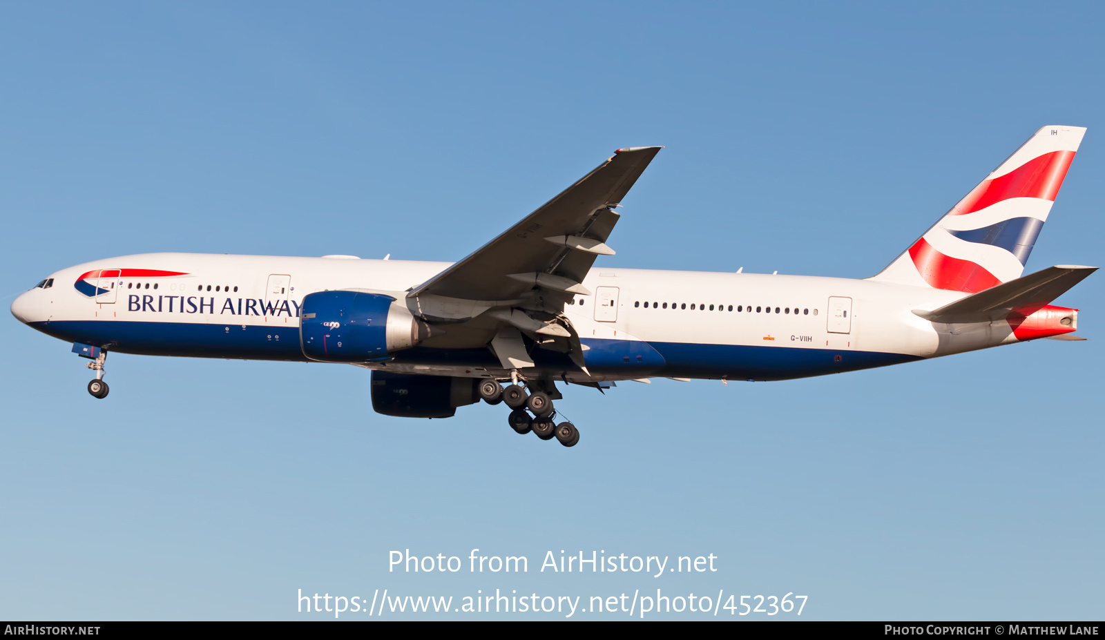 Aircraft Photo of G-VIIH | Boeing 777-236/ER | British Airways | AirHistory.net #452367