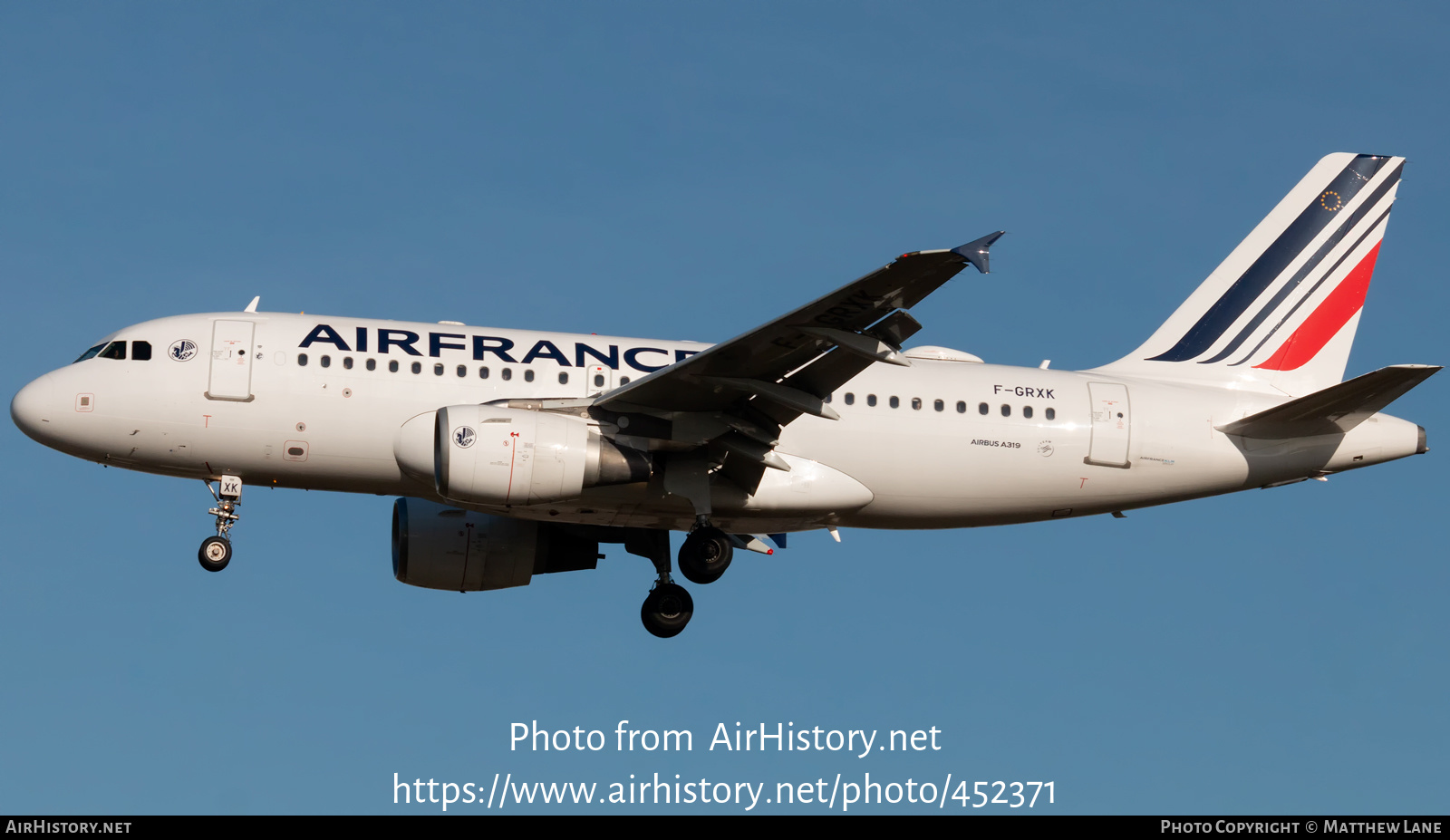 Aircraft Photo of F-GRXK | Airbus A319-115LR | Air France | AirHistory.net #452371