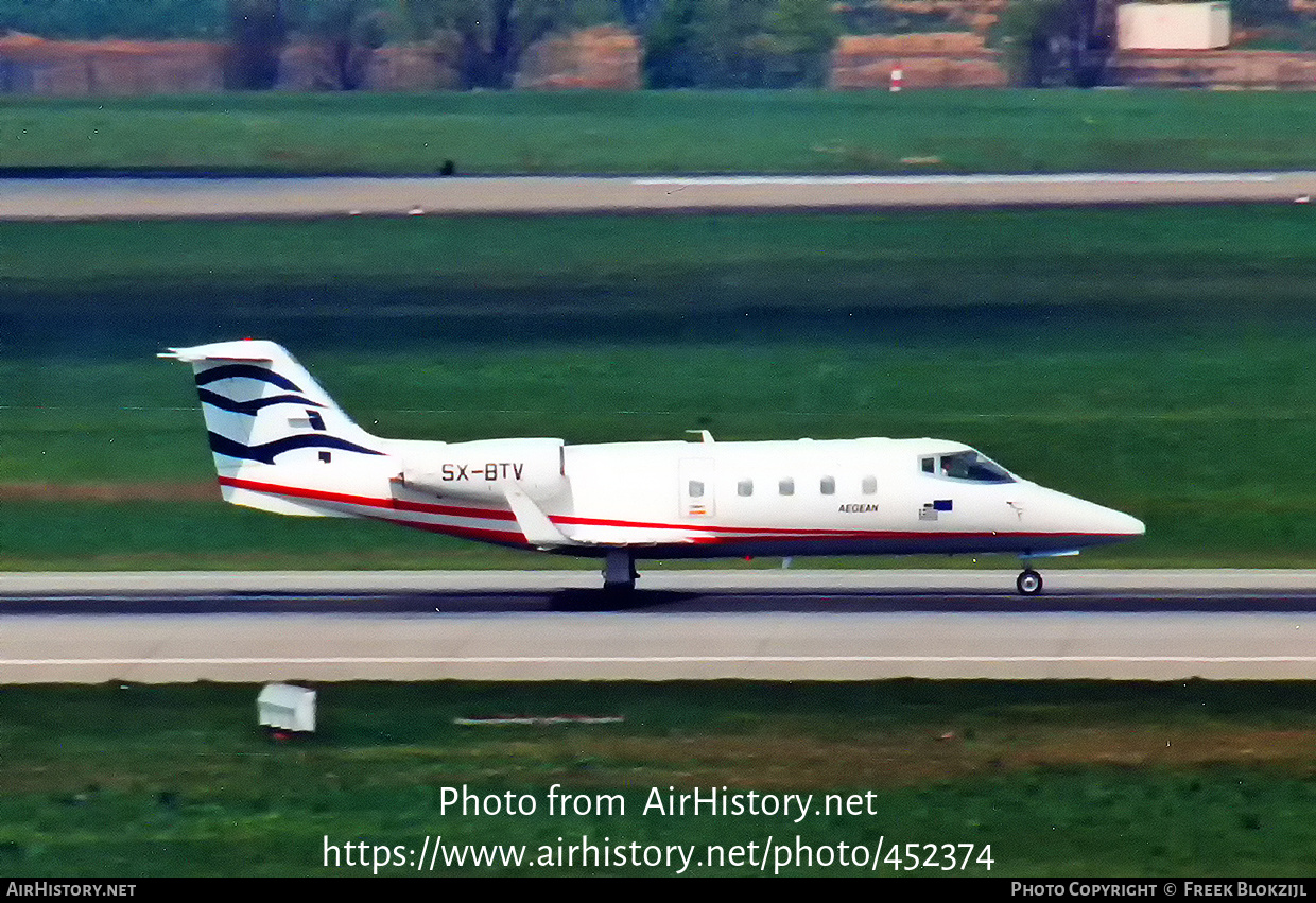 Aircraft Photo of SX-BTV | Learjet 55B | Aegean Airlines | AirHistory.net #452374