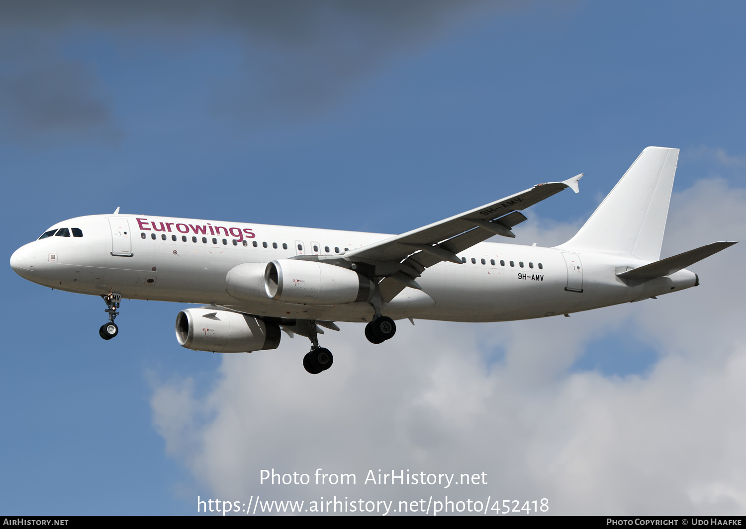 Aircraft Photo of 9H-AMV | Airbus A320-232 | Eurowings | AirHistory.net #452418