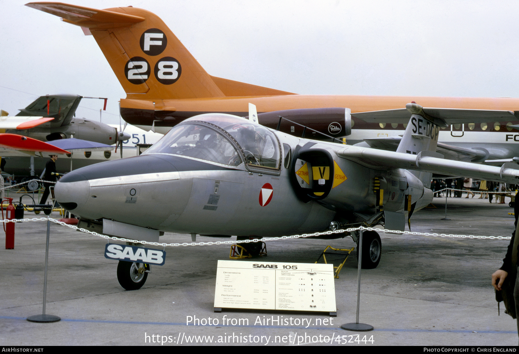 Aircraft Photo of SE-DCP | Saab 105XT | Austria - Air Force | AirHistory.net #452444