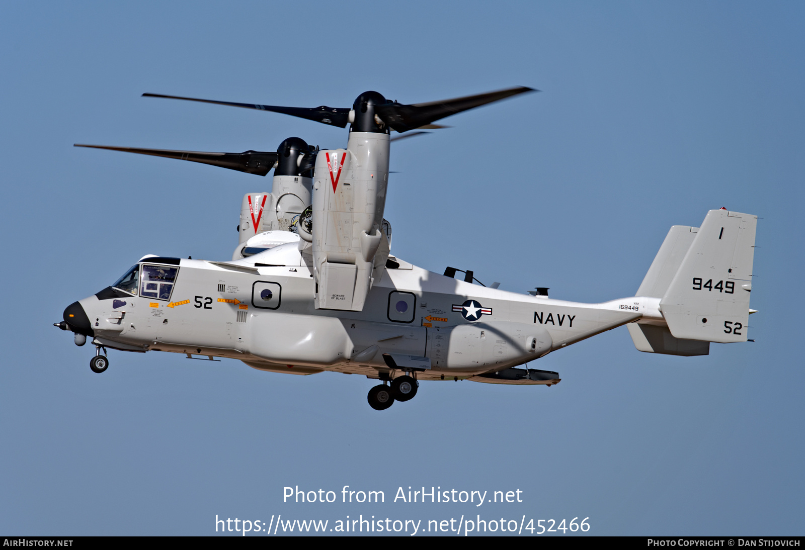 Aircraft Photo of 169449 / 9449 | Bell-Boeing CMV-22B Osprey | USA - Navy | AirHistory.net #452466