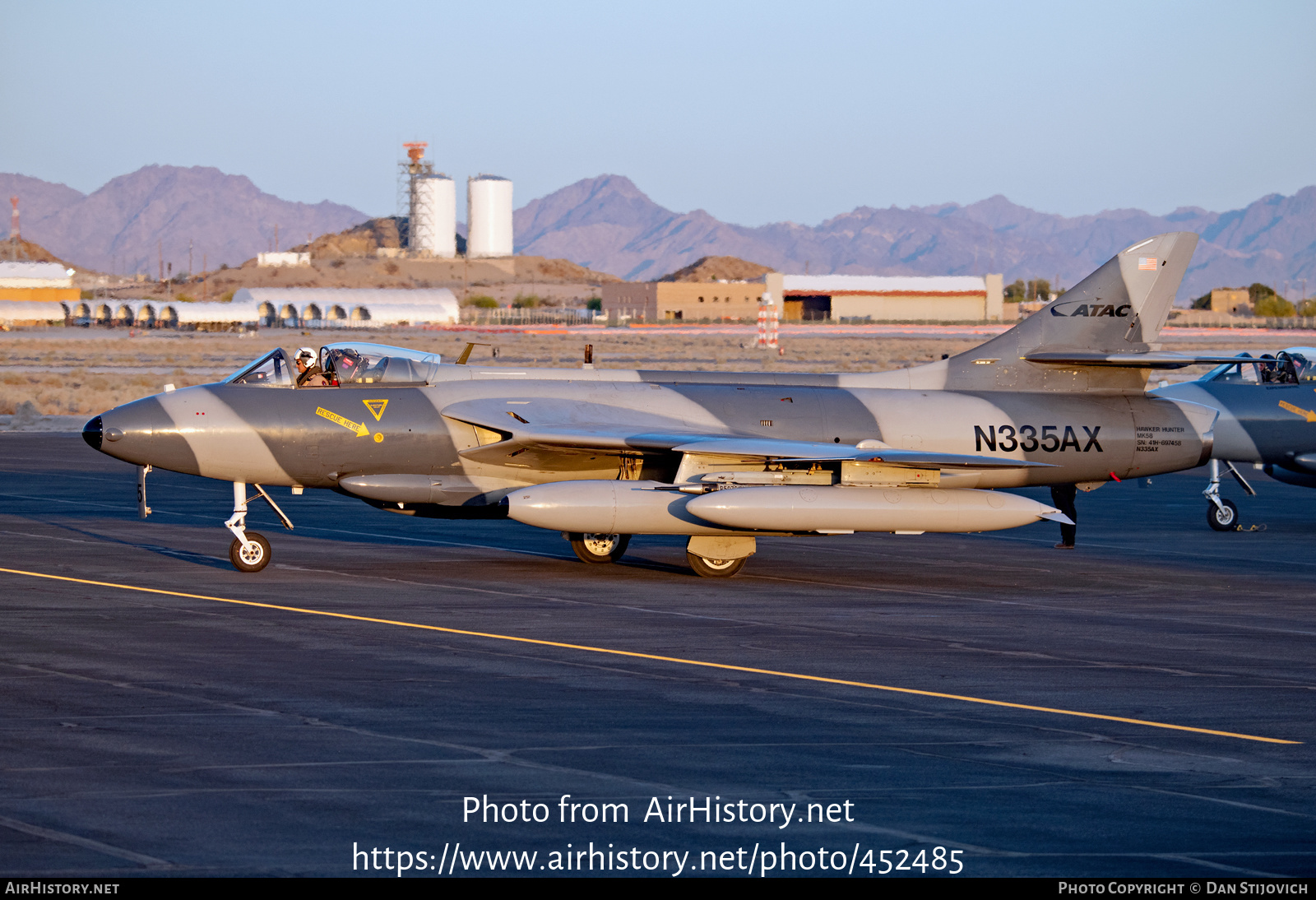 Aircraft Photo of N335AX / J-4091 | Hawker Hunter F58 | ATAC - Airborne Tactical Advantage Company | AirHistory.net #452485