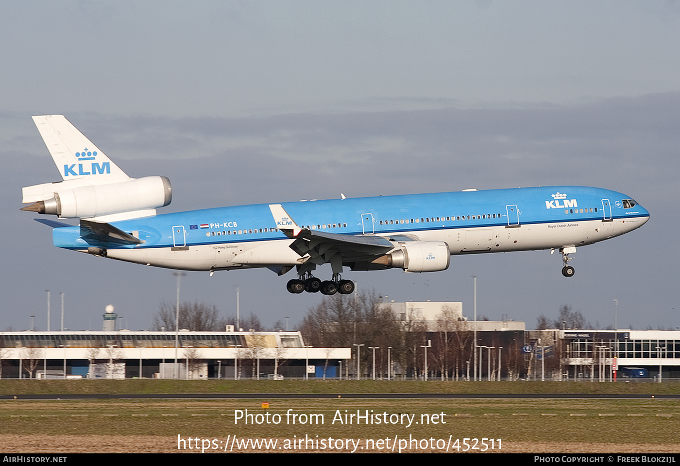 Aircraft Photo of PH-KCB | McDonnell Douglas MD-11 | KLM - Royal Dutch Airlines | AirHistory.net #452511