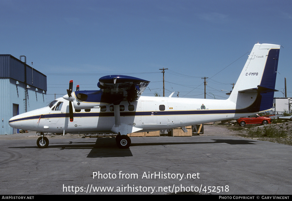 Aircraft Photo of CF-MPB | De Havilland Canada DHC-6-300 Twin Otter | Royal Canadian Mounted Police | AirHistory.net #452518