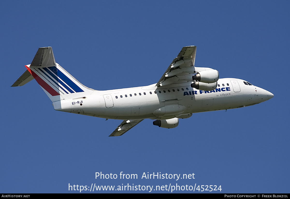 Aircraft Photo of EI-RJI | British Aerospace Avro 146-RJ85 | Air France | AirHistory.net #452524