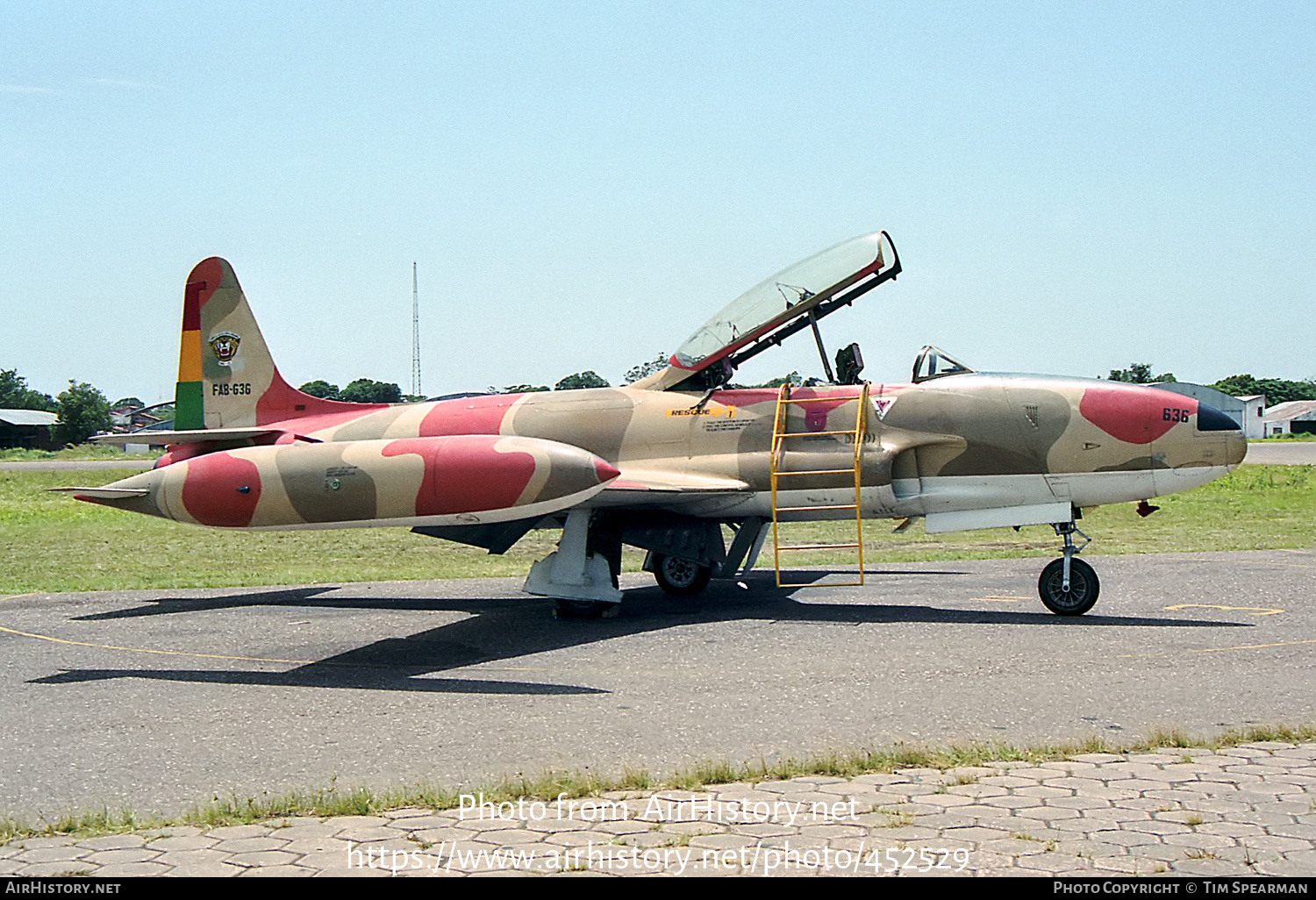 Aircraft Photo of FAB-636 | Canadair T-33AN Silver Star 3 | Bolivia - Air Force | AirHistory.net #452529