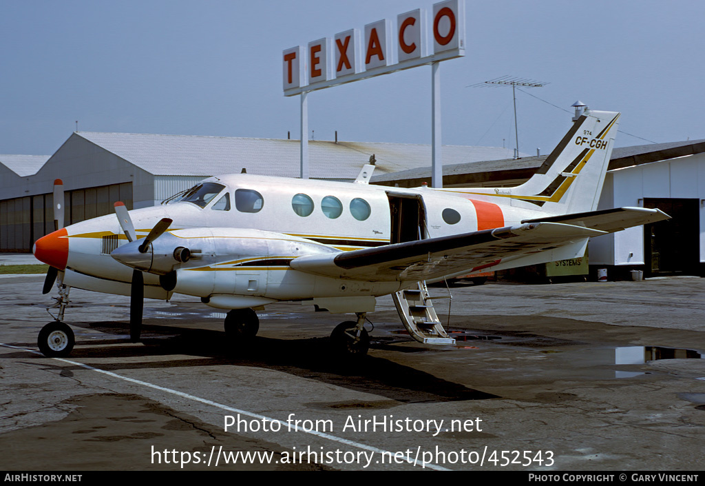 Aircraft Photo of CF-CGH | Beech 65-A90 King Air | AirHistory.net #452543