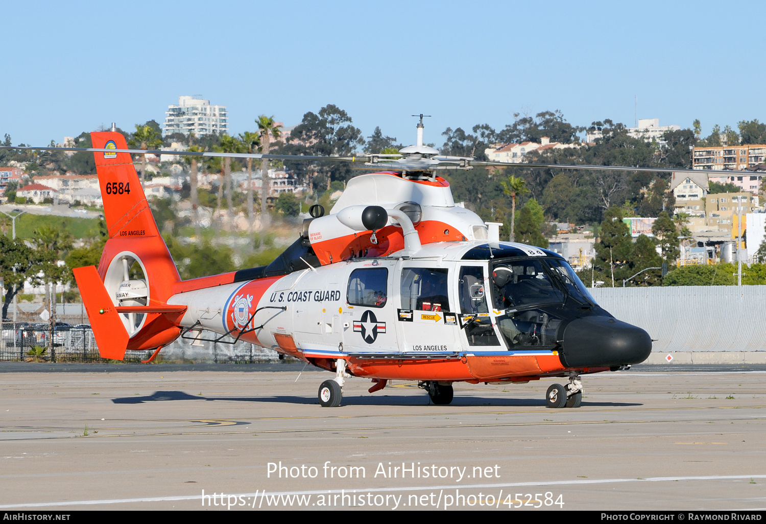 Aircraft Photo of 6584 | Aerospatiale HH-65C Dolphin | USA - Coast Guard | AirHistory.net #452584