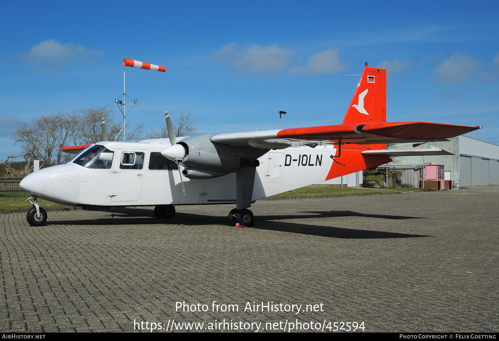 Aircraft Photo of D-IOLN | Britten-Norman BN-2A-26 Islander | OFD - Ostfriesischer Flug‑Dienst | AirHistory.net #452594