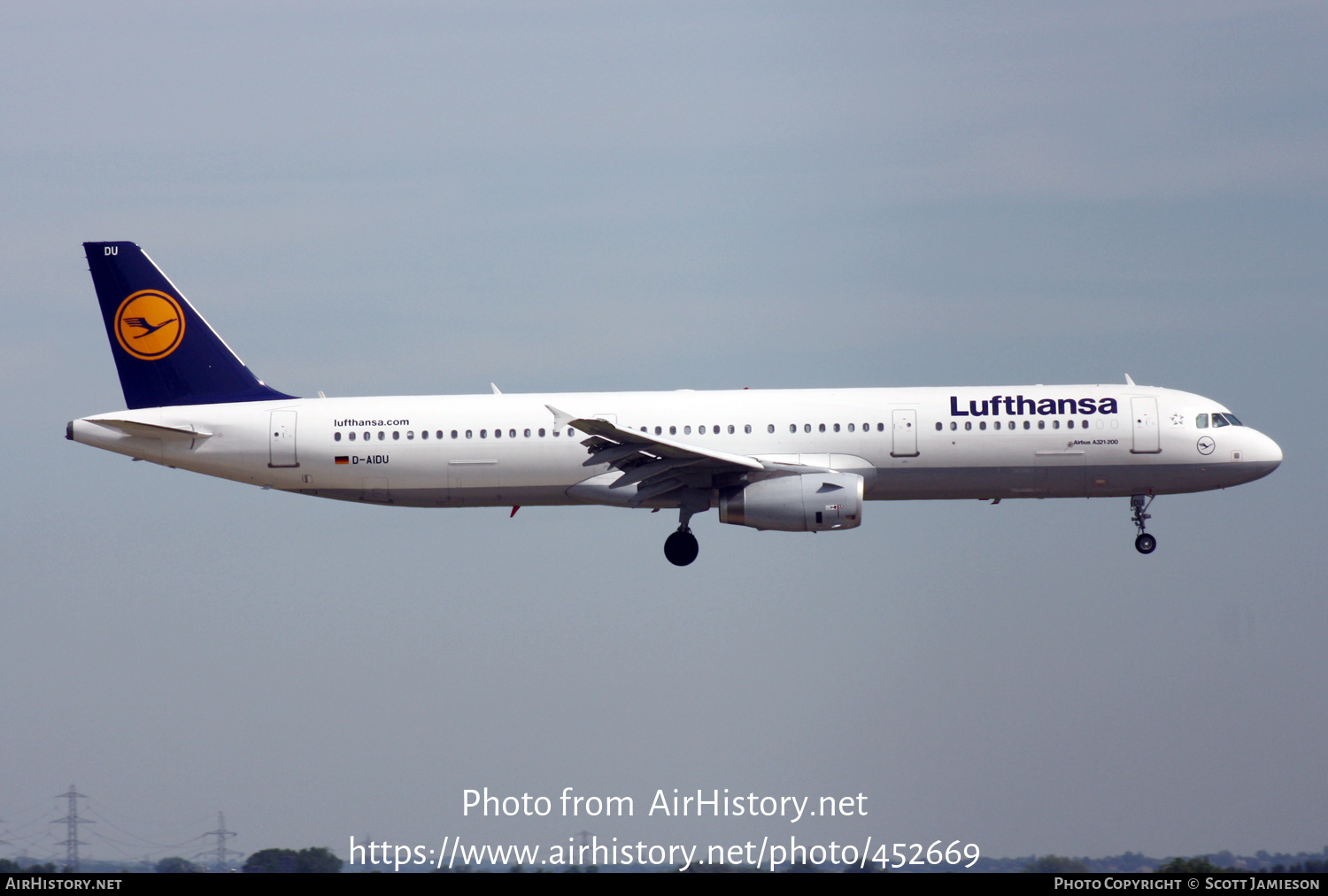 Aircraft Photo of D-AIDU | Airbus A321-231 | Lufthansa | AirHistory.net #452669