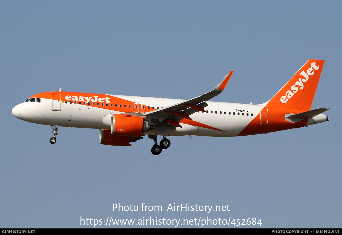 Aircraft Photo of G-UZHX | Airbus A320-251N | EasyJet | AirHistory.net #452684