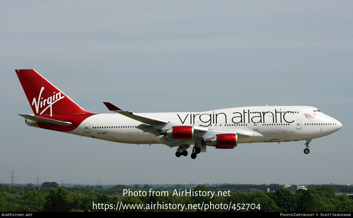 Aircraft Photo of G-VBIG | Boeing 747-4Q8 | Virgin Atlantic Airways | AirHistory.net #452704