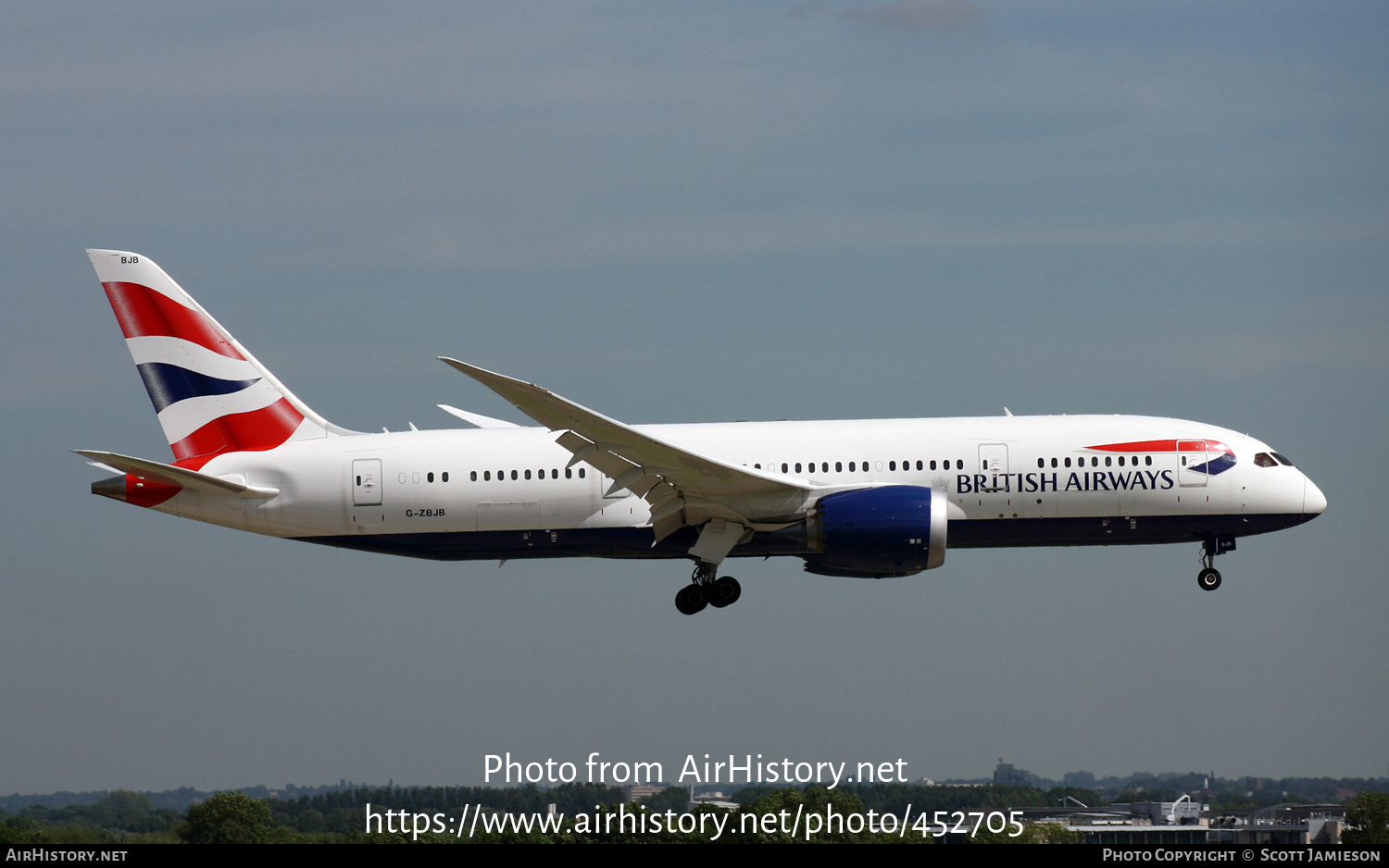 Aircraft Photo of G-ZBJB | Boeing 787-8 Dreamliner | British Airways | AirHistory.net #452705