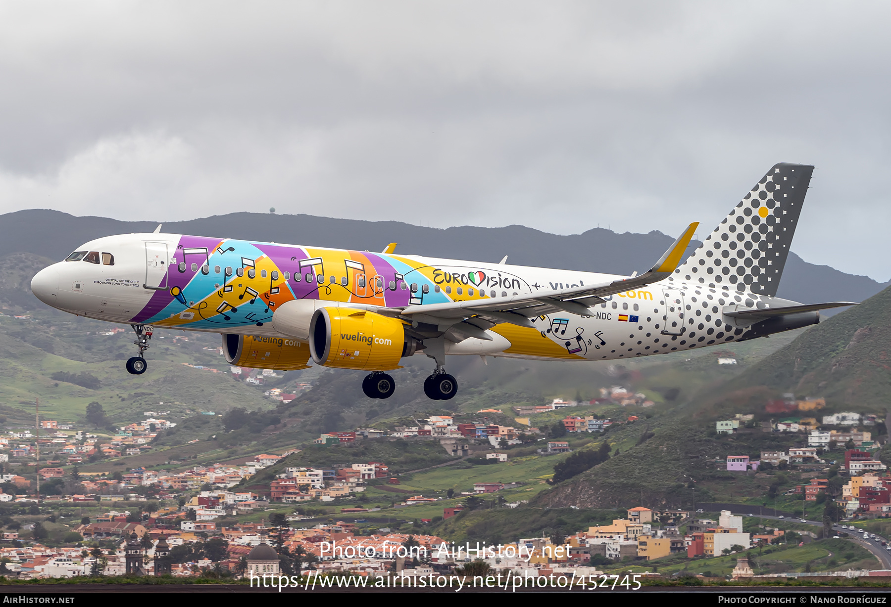 Aircraft Photo of EC-NDC | Airbus A320-271N | Vueling Airlines | AirHistory.net #452745