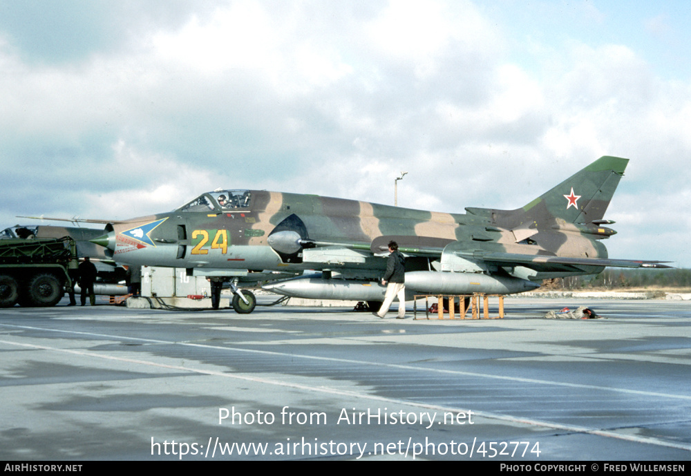 Aircraft Photo of 24 yellow | Sukhoi Su-17M4 | Russia - Air Force | AirHistory.net #452774