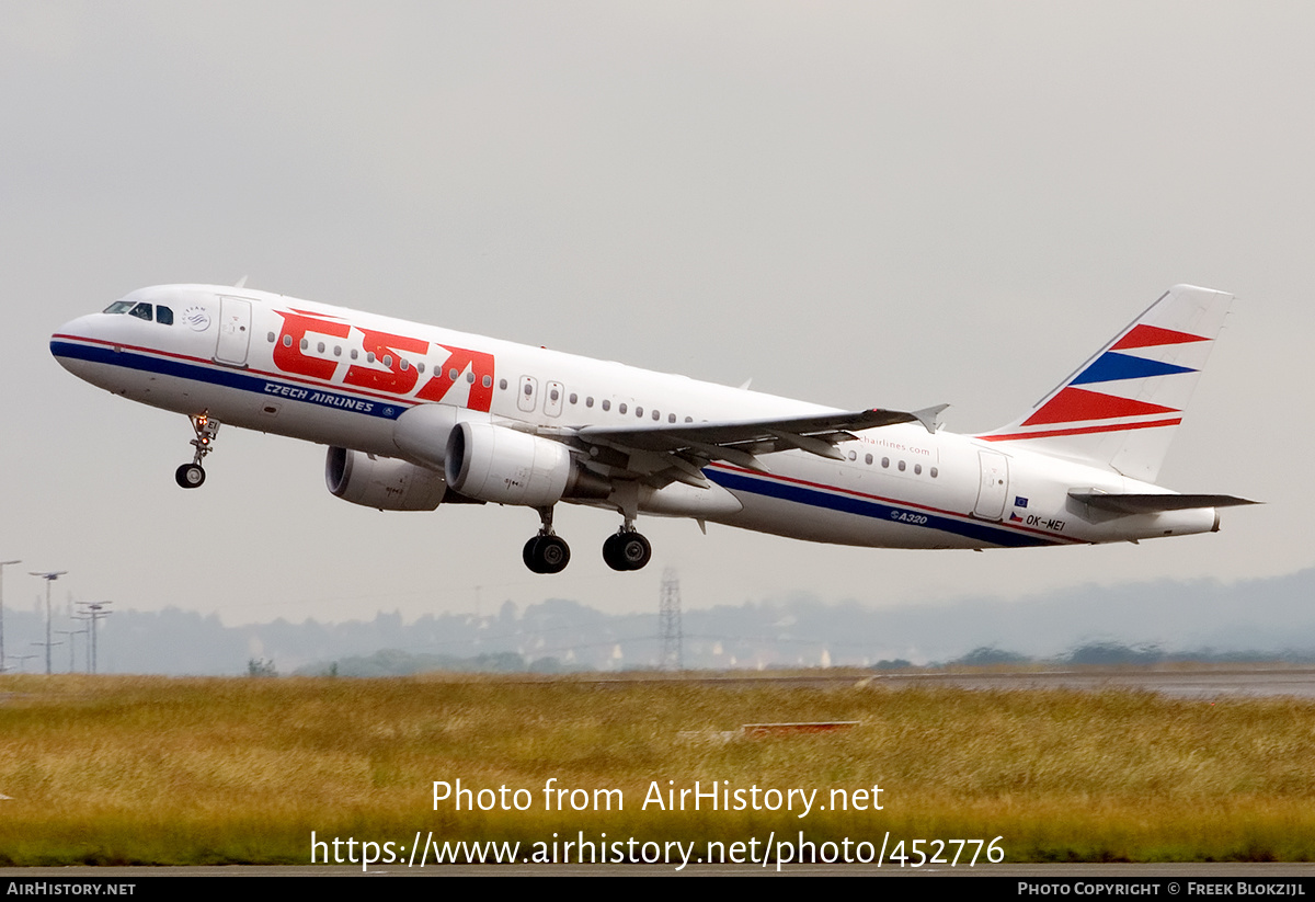 Aircraft Photo of OK-MEI | Airbus A320-214 | ČSA - Czech Airlines | AirHistory.net #452776