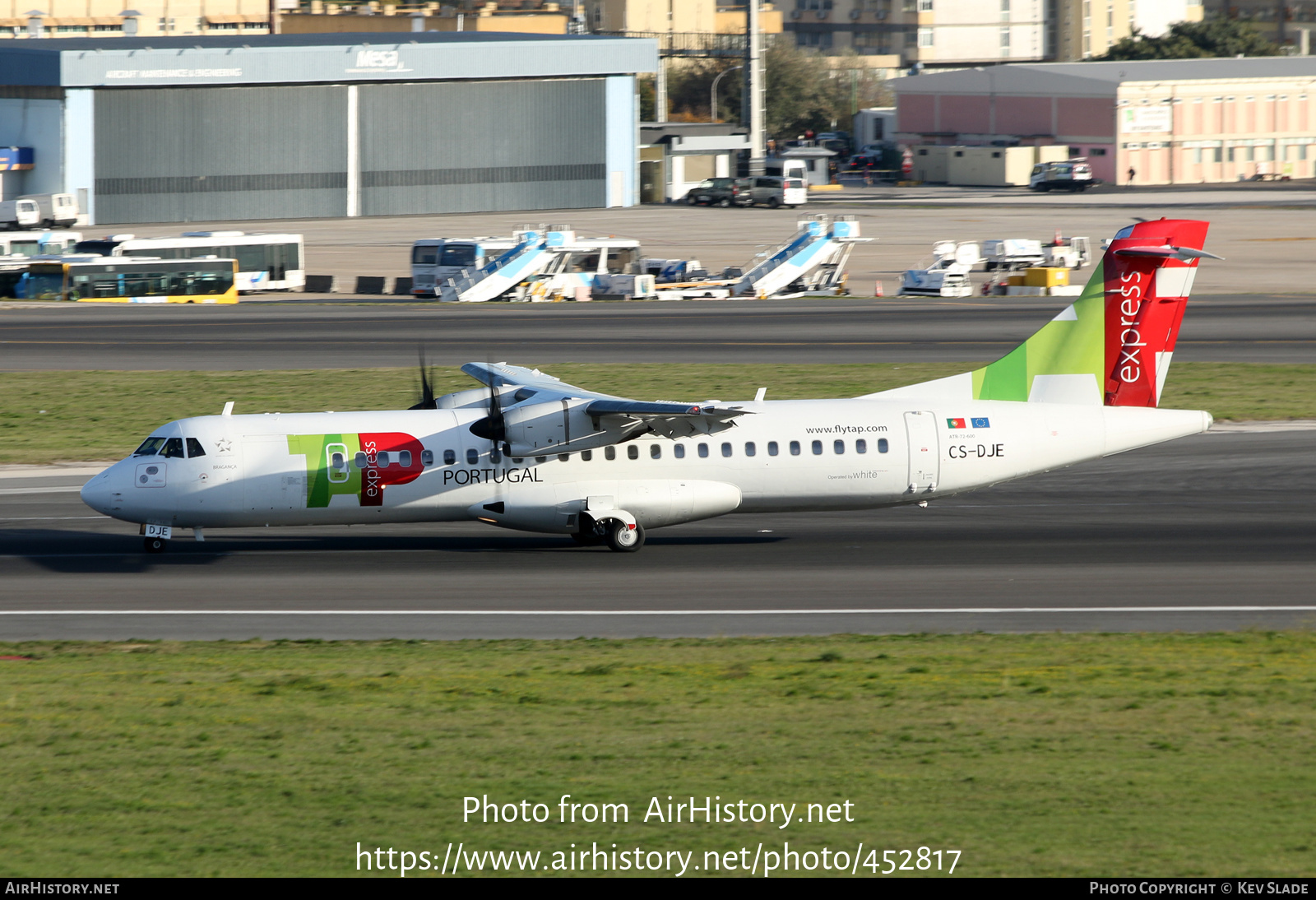 Aircraft Photo of CS-DJE | ATR ATR-72-600 (ATR-72-212A) | TAP Portugal Express | AirHistory.net #452817