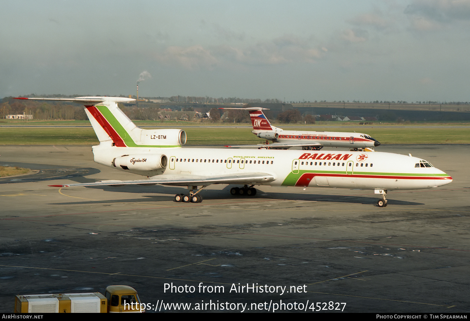 Aircraft Photo of LZ-BTM | Tupolev Tu-154B | Balkan - Bulgarian Airlines | AirHistory.net #452827