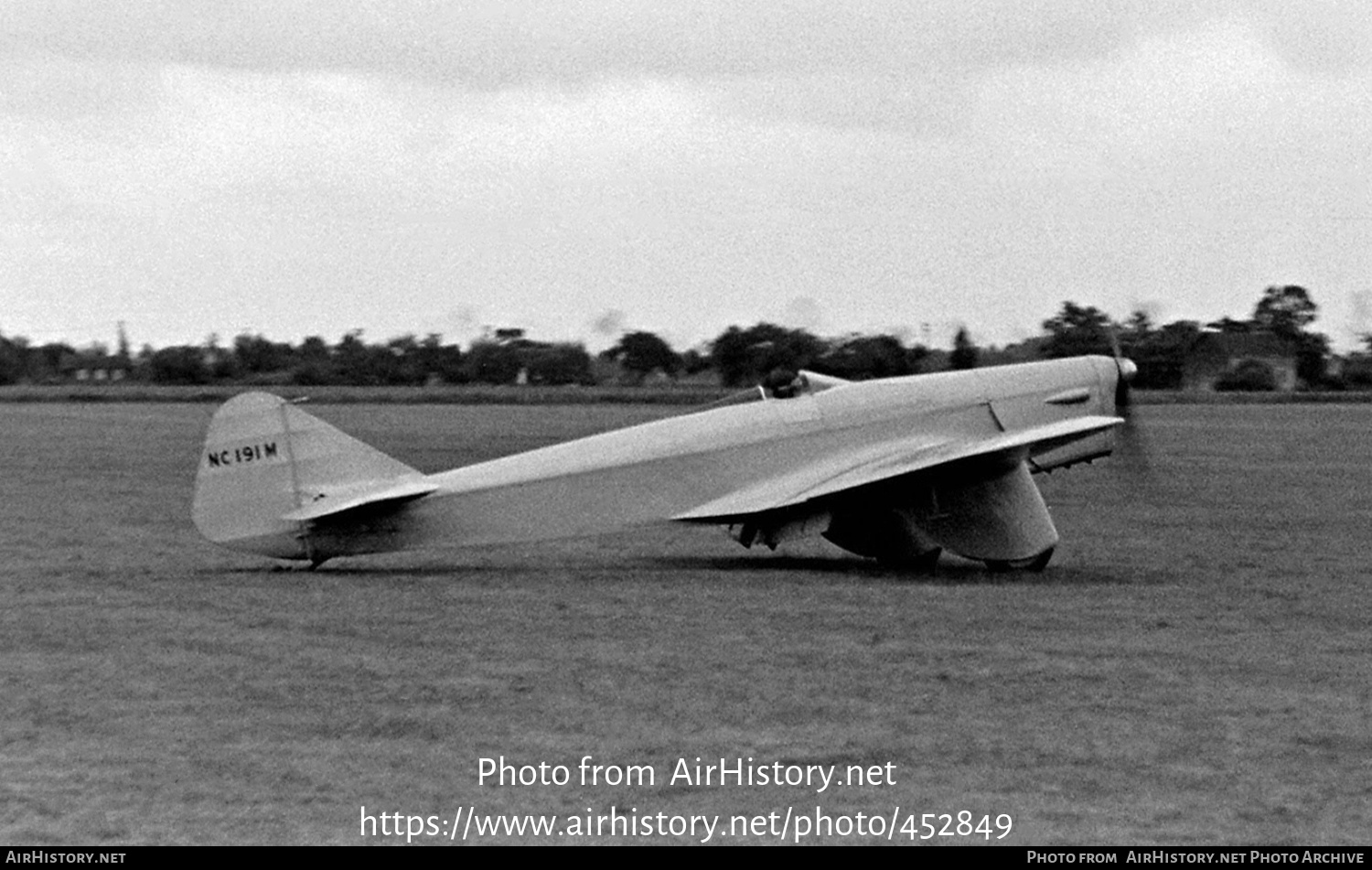 Aircraft Photo of NC191M | Miles M.5A Sparrowhawk | AirHistory.net #452849