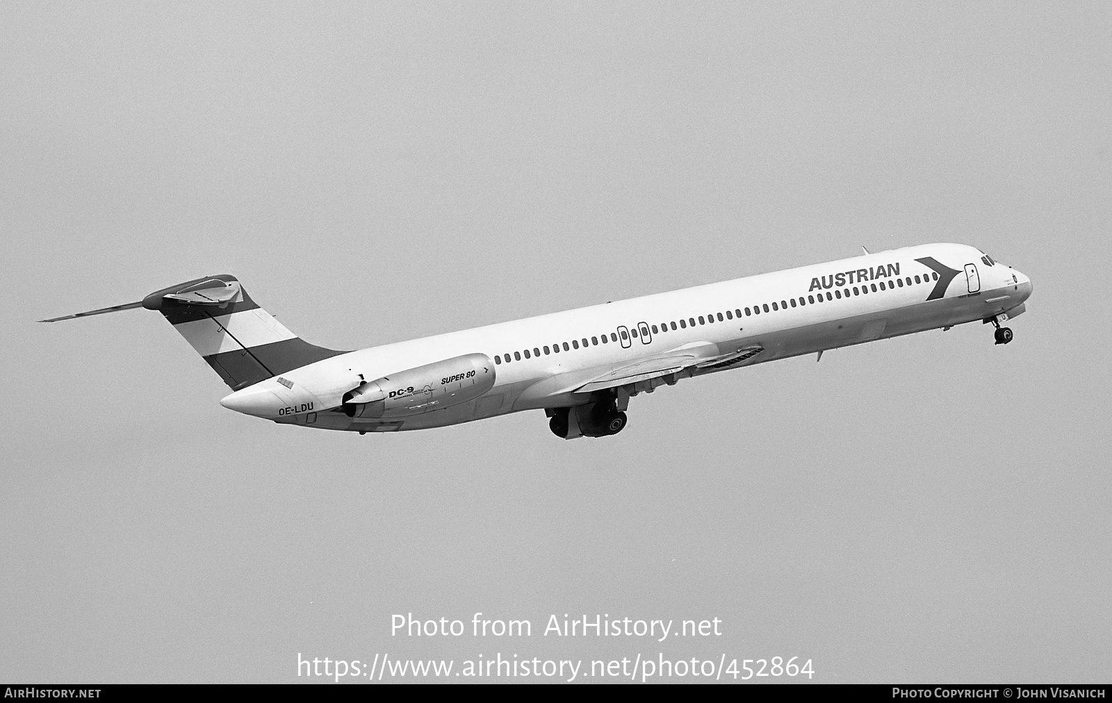 Aircraft Photo of OE-LDU | McDonnell Douglas MD-81 (DC-9-81) | Austrian Airlines | AirHistory.net #452864