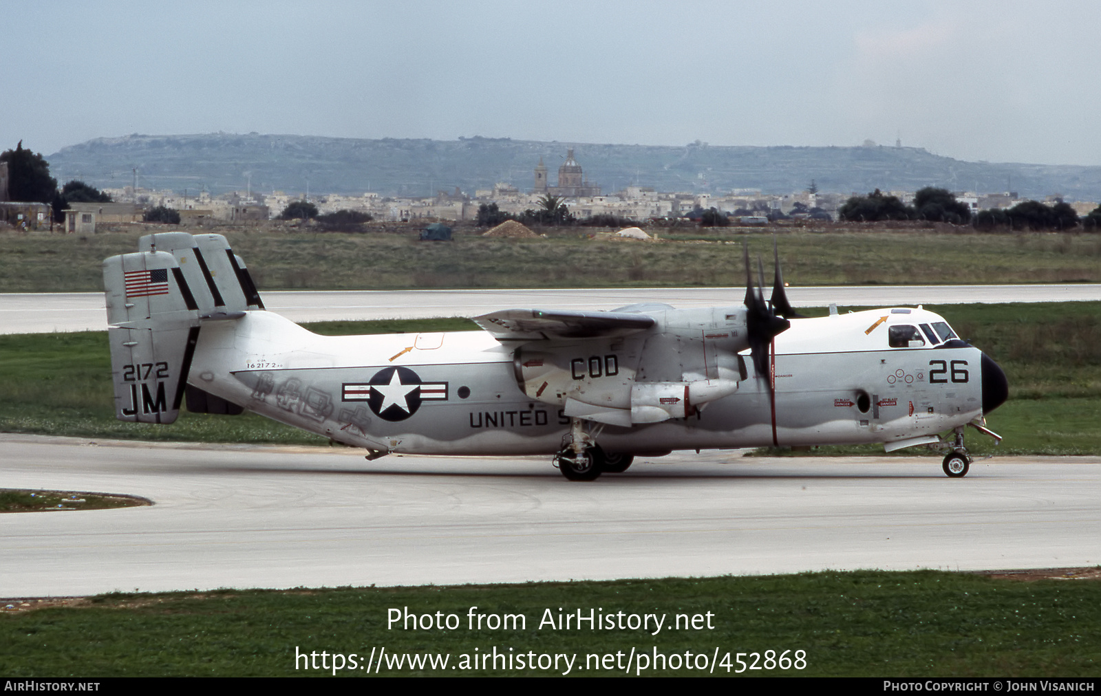 Aircraft Photo of 162172 / 2172 | Grumman C-2A Greyhound | USA - Navy | AirHistory.net #452868