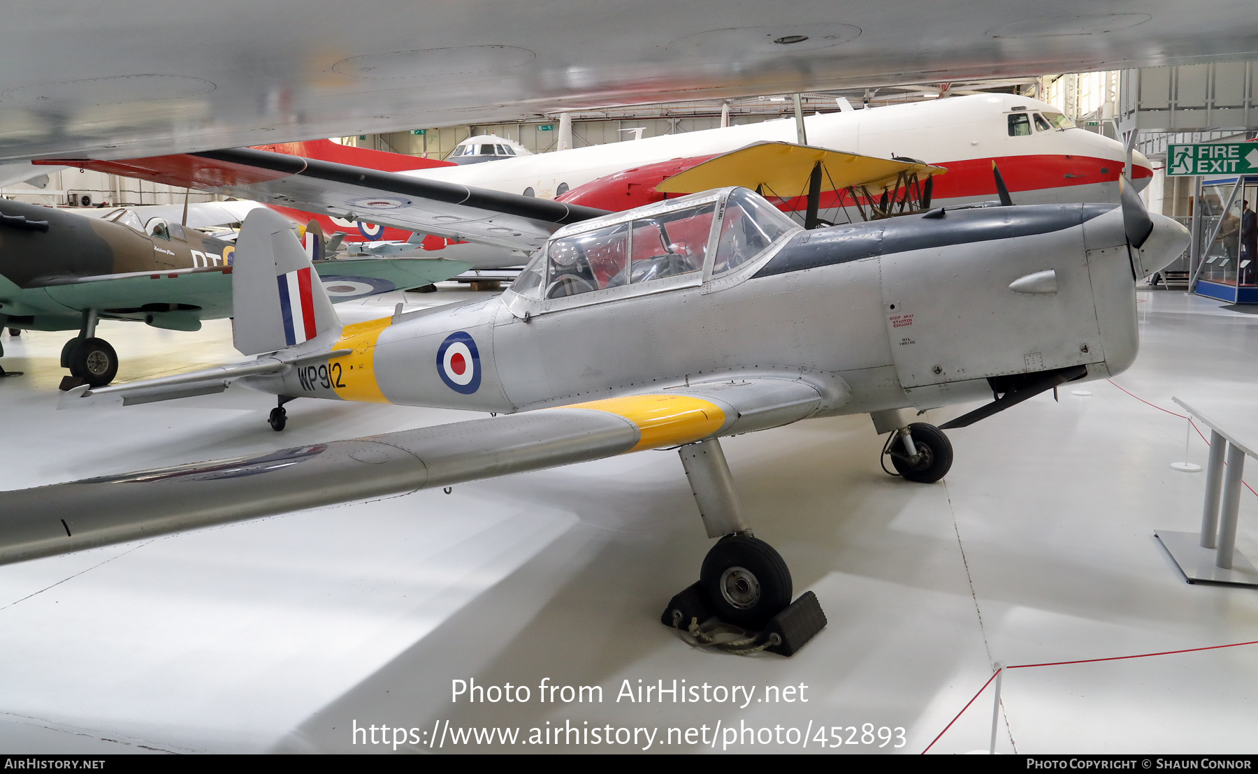 Aircraft Photo of WP912 | De Havilland DHC-1 Chipmunk T10 | UK - Air Force | AirHistory.net #452893