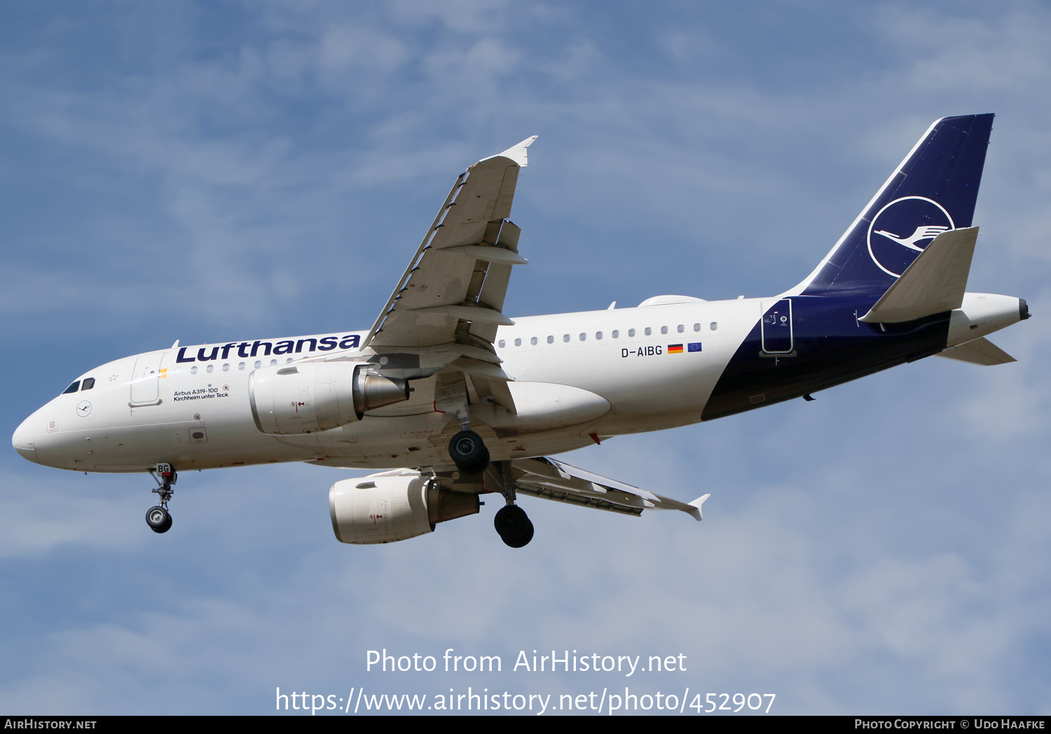 Aircraft Photo of D-AIBG | Airbus A319-112 | Lufthansa | AirHistory.net #452907