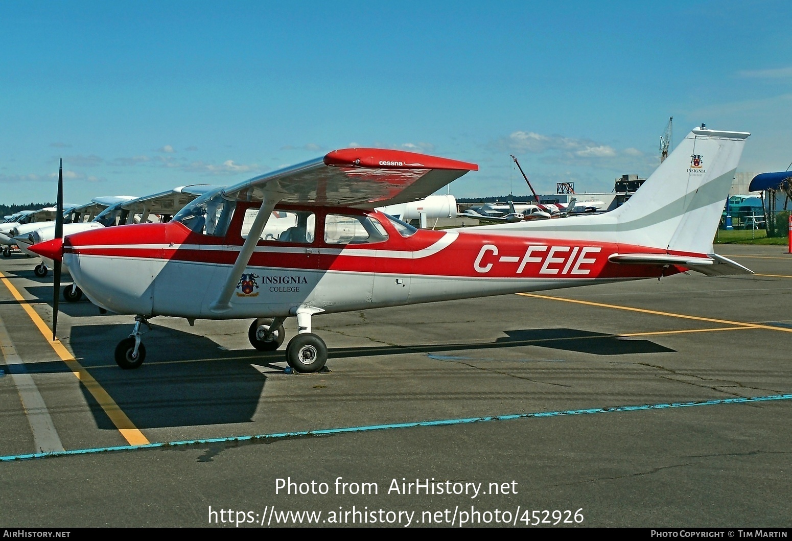 Aircraft Photo of C-FEIE | Cessna 172M Skyhawk | Insignia College | AirHistory.net #452926