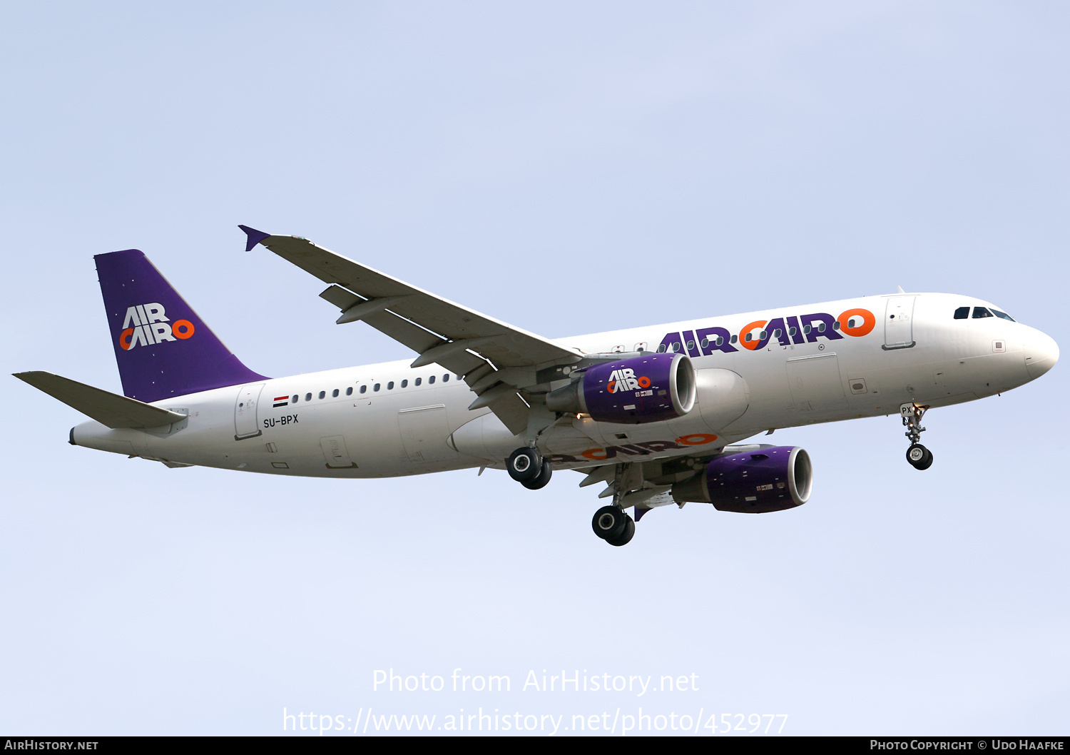 Aircraft Photo of SU-BPX | Airbus A320-214 | Air Cairo | AirHistory.net #452977