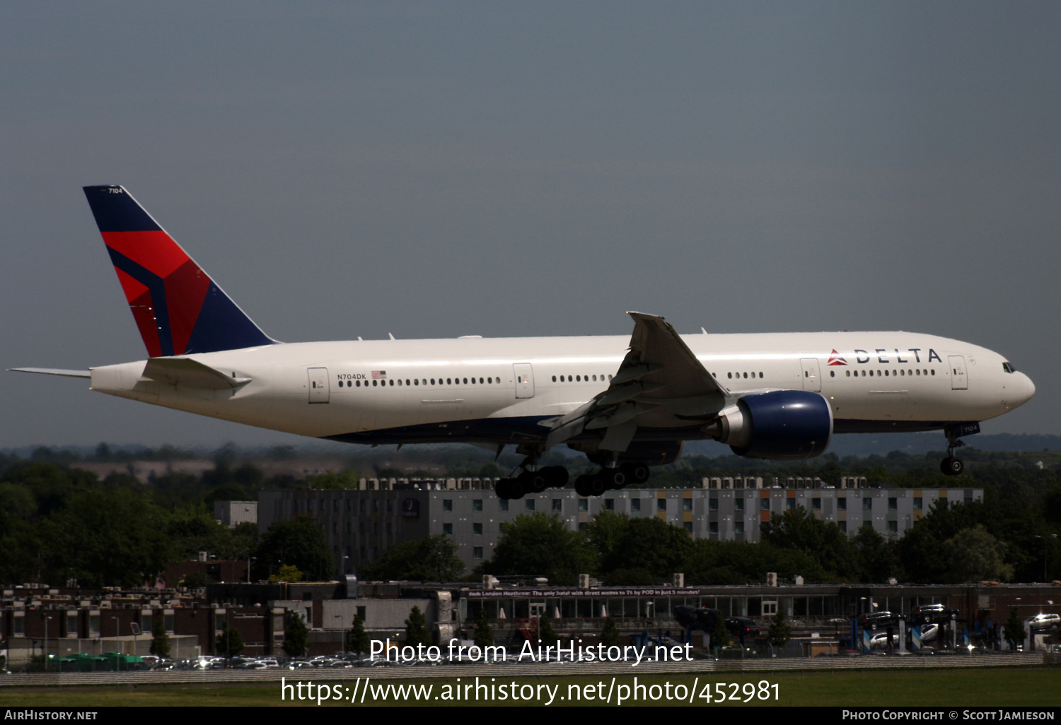 Aircraft Photo of N704DK | Boeing 777-232/LR | Delta Air Lines | AirHistory.net #452981