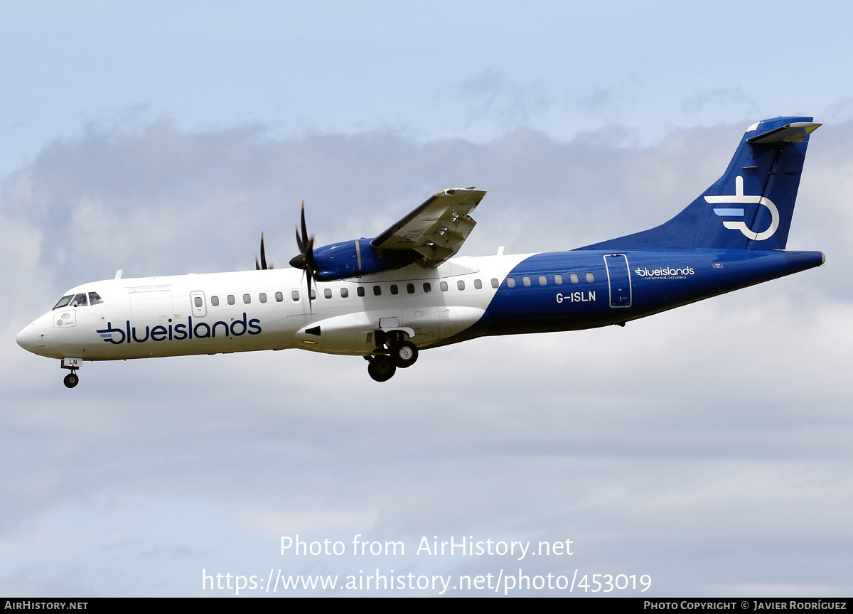 Aircraft Photo of G-ISLN | ATR ATR-72-212 | Blue Islands | AirHistory.net #453019