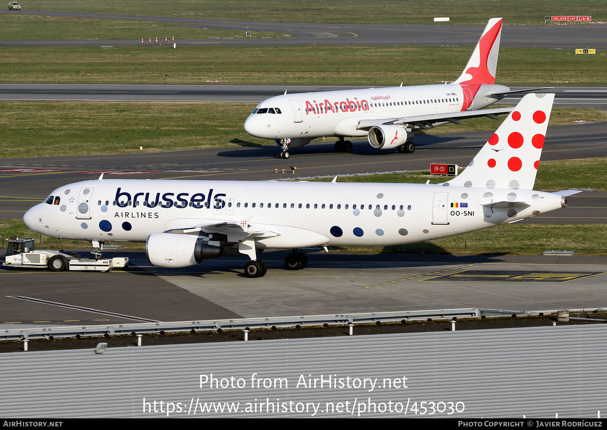 Aircraft Photo of OO-SNI | Airbus A320-214 | Brussels Airlines | AirHistory.net #453030