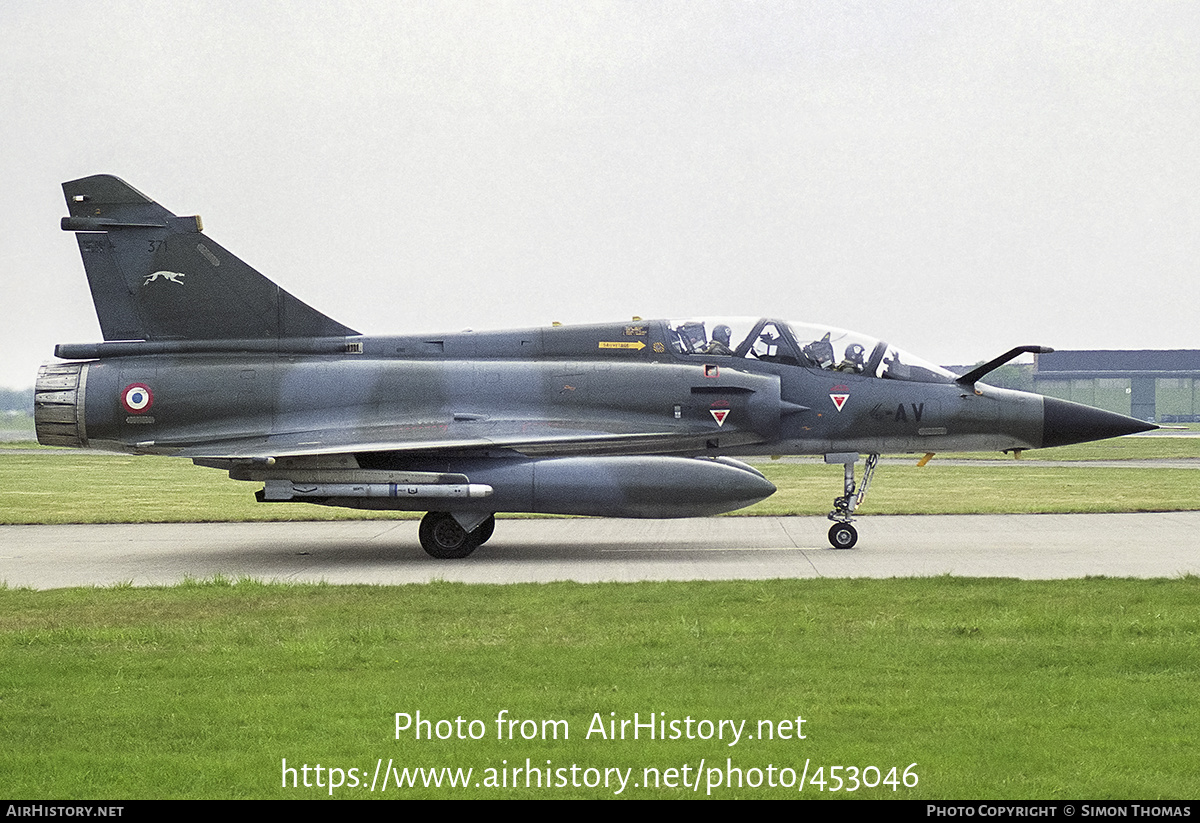 Aircraft Photo of 371 | Dassault Mirage 2000N | France - Air Force | AirHistory.net #453046