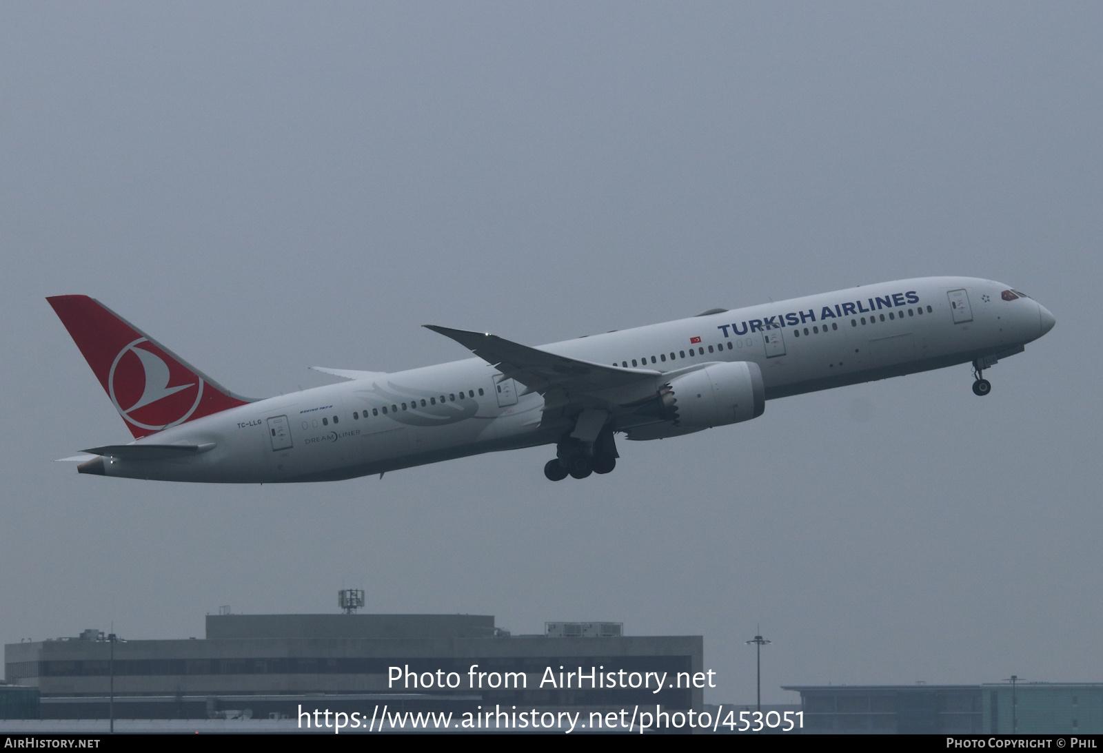 Aircraft Photo of TC-LLG | Boeing 787-9 Dreamliner | Turkish Airlines | AirHistory.net #453051