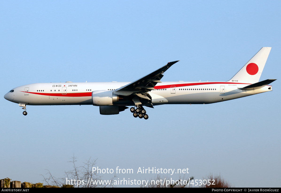 Aircraft Photo of 80-1112 | Boeing 777-300/ER | Japan - Air Force | AirHistory.net #453052