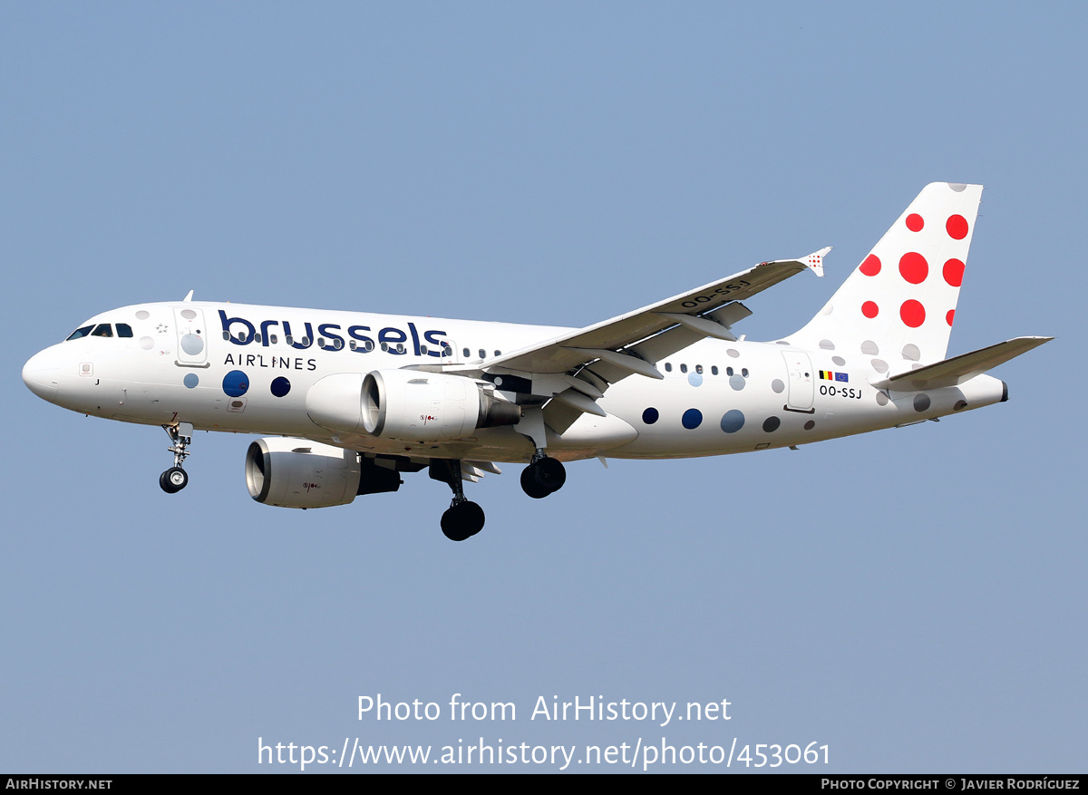 Aircraft Photo of OO-SSJ | Airbus A319-111 | Brussels Airlines | AirHistory.net #453061