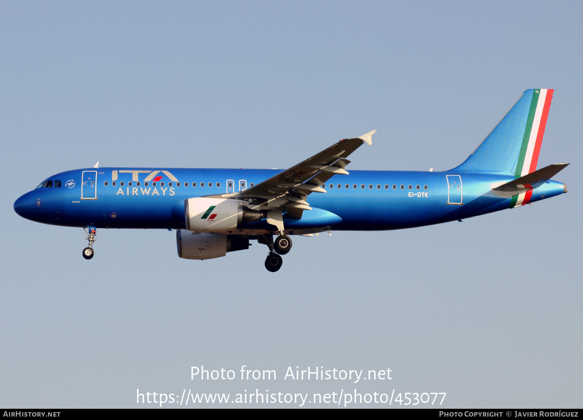 Aircraft Photo of EI-DTK | Airbus A320-216 | ITA Airways | AirHistory.net #453077