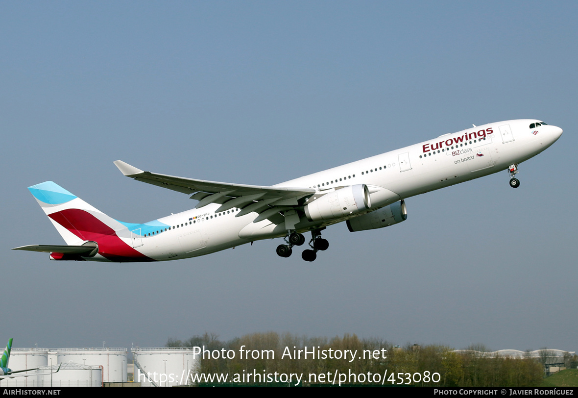 Aircraft Photo of OO-SFJ | Airbus A330-343 | Eurowings | AirHistory.net #453080