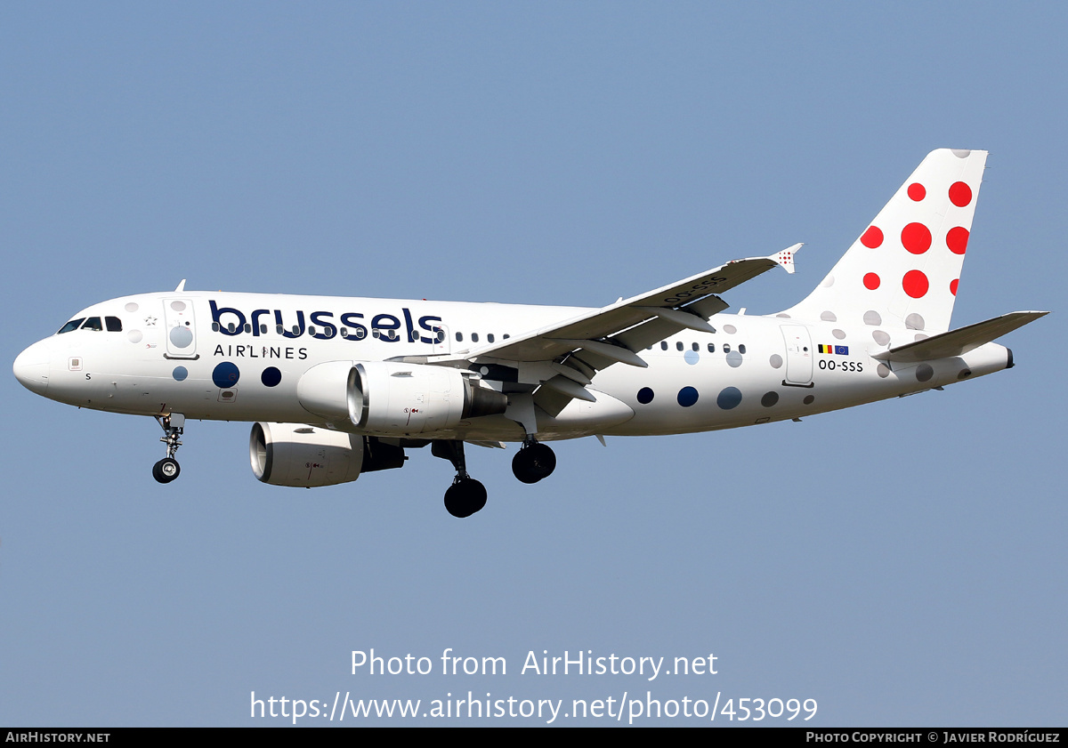 Aircraft Photo of OO-SSS | Airbus A319-111 | Brussels Airlines | AirHistory.net #453099