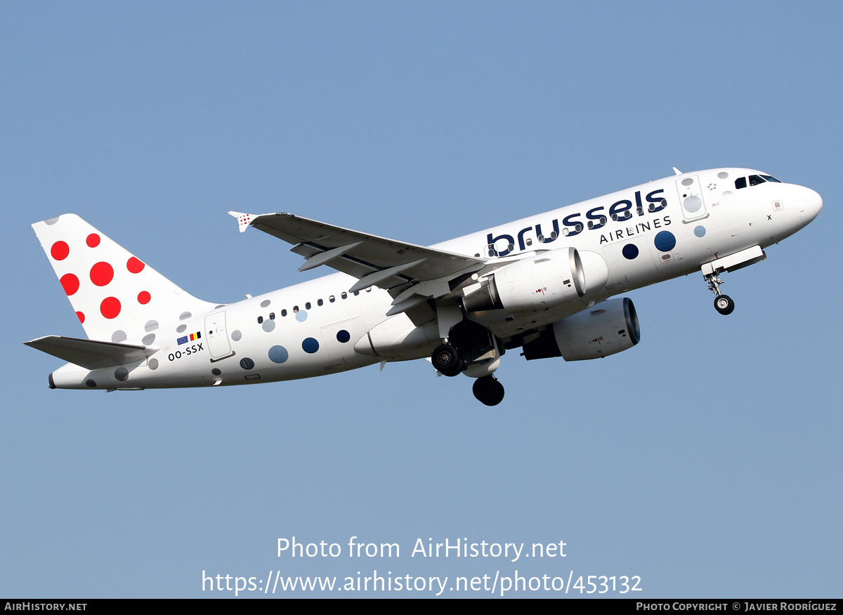 Aircraft Photo of OO-SSX | Airbus A319-111 | Brussels Airlines | AirHistory.net #453132