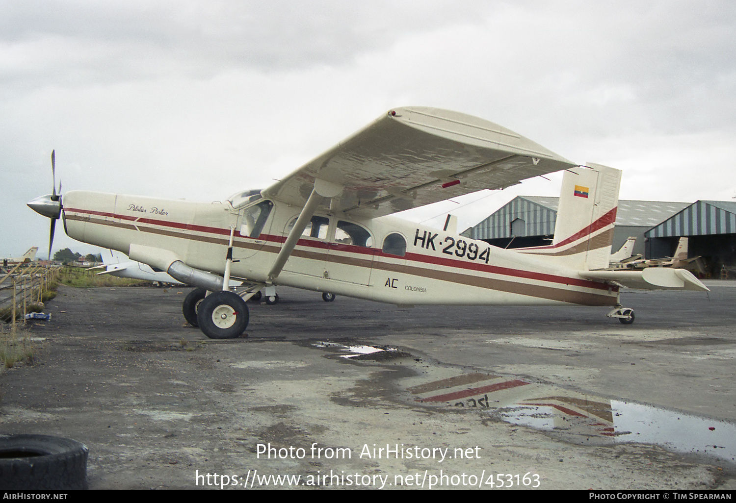 Aircraft Photo of HK-2994 | Fairchild Hiller PC-6/C-H2 Porter | AirHistory.net #453163