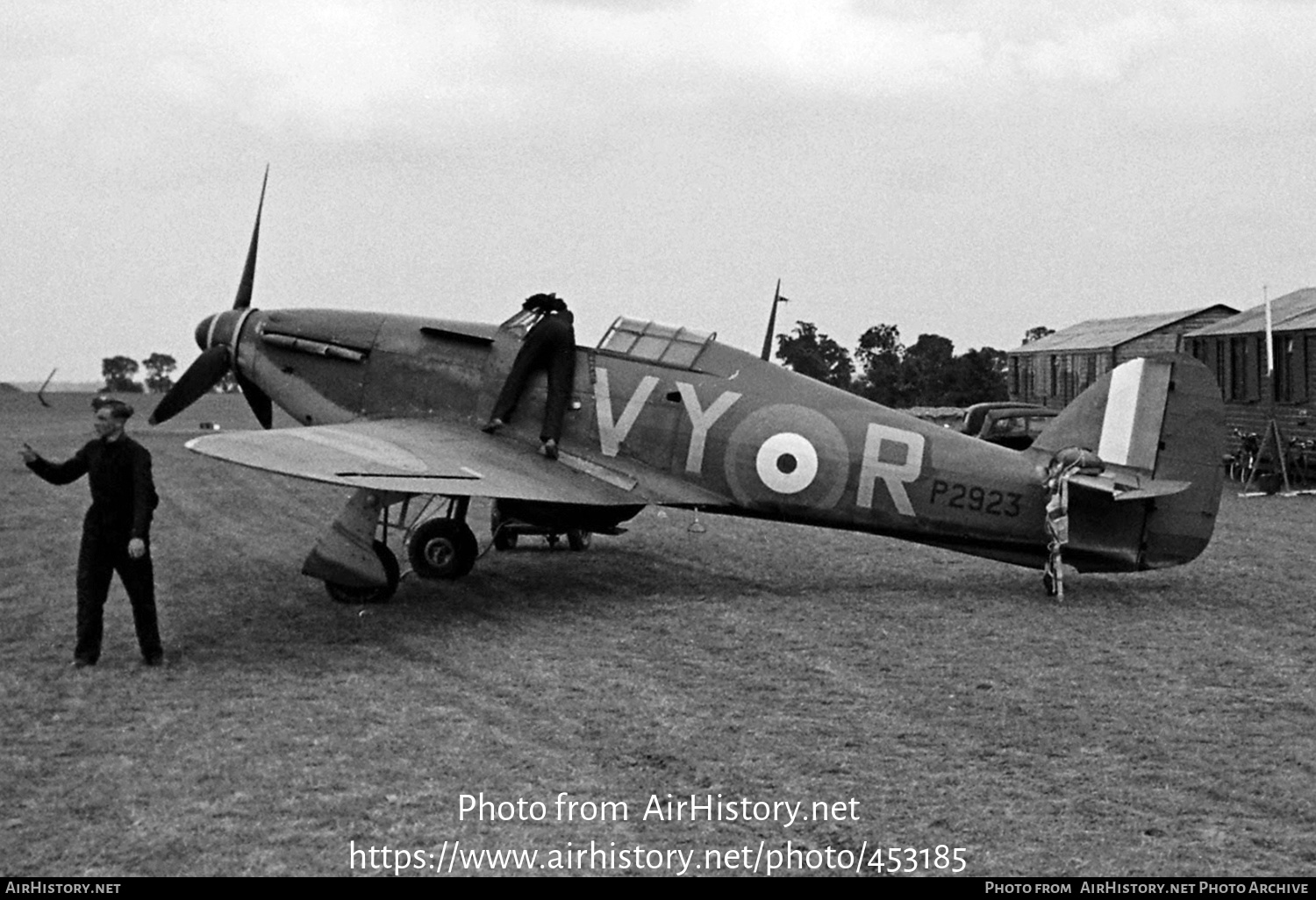 Aircraft Photo of P2923 | Hawker Hurricane Mk1 | UK - Air Force | AirHistory.net #453185