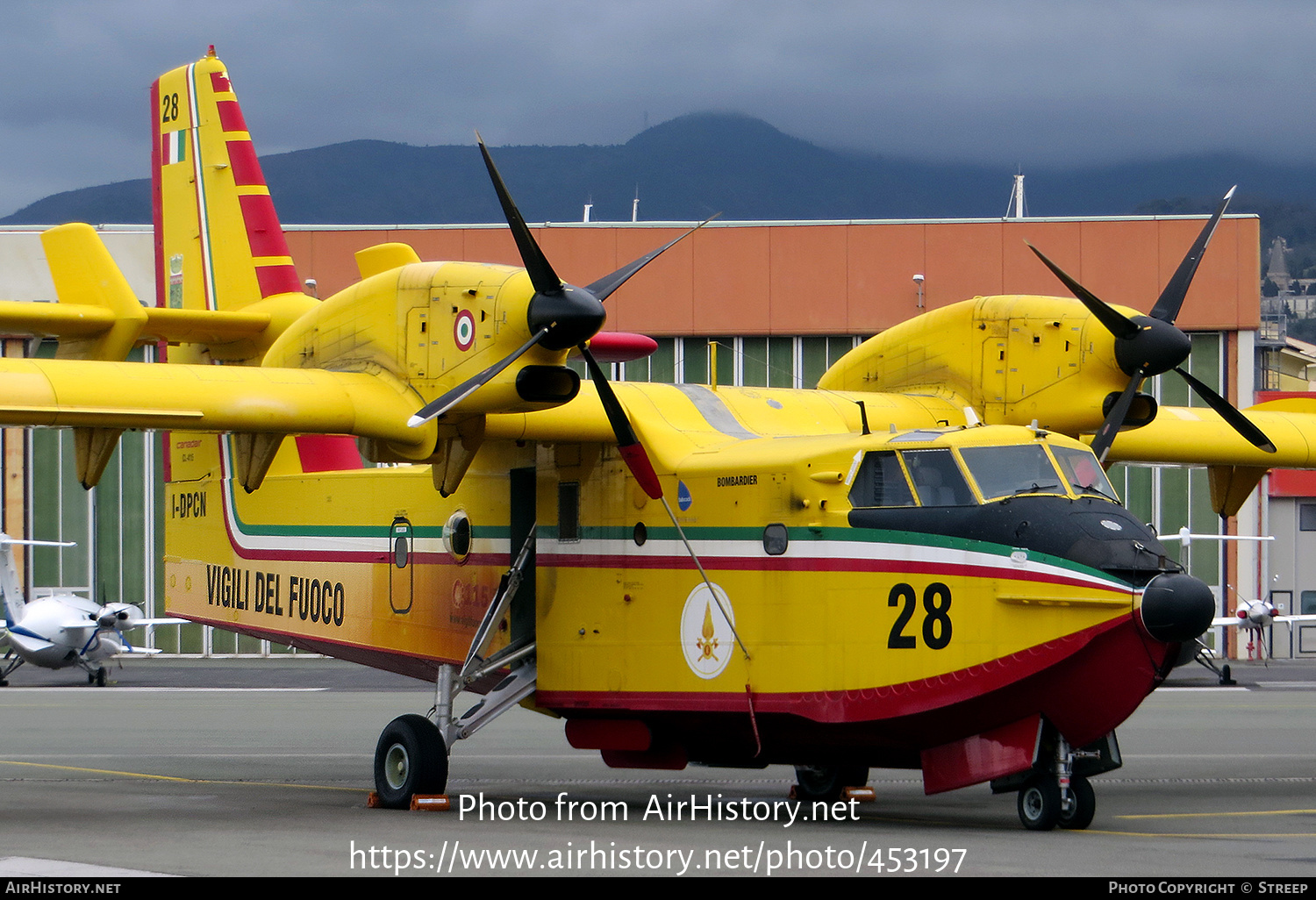 Aircraft Photo of I-DPCN | Bombardier CL-415 (CL-215-6B11) | Italy - Vigili del Fuoco | AirHistory.net #453197